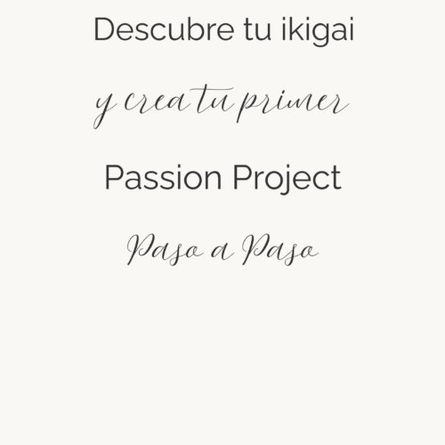 Descubre tu ikigai