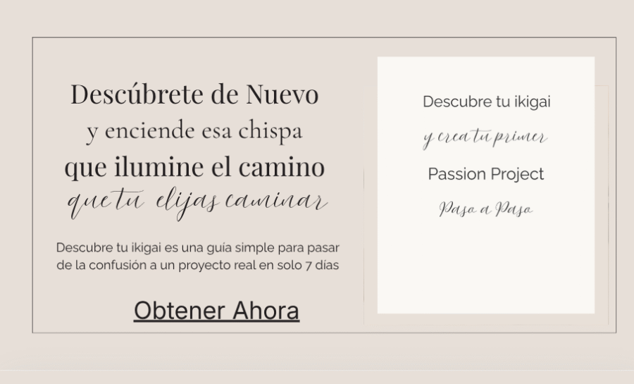 work book Descubre tu Ikigai