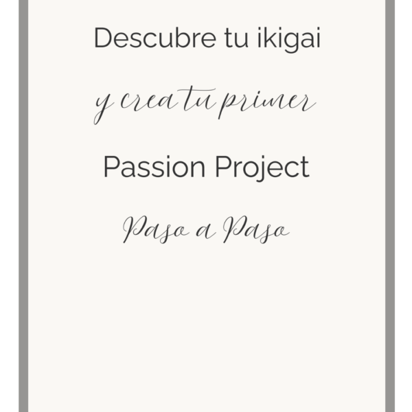 Descubre tu Ikigai