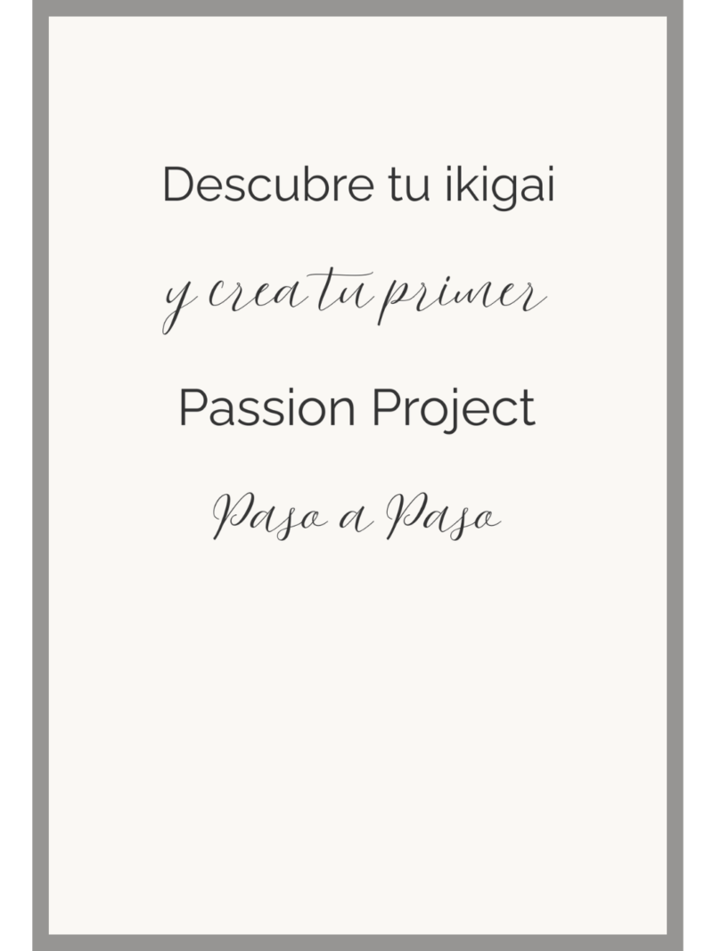 Descubre tu Ikigai